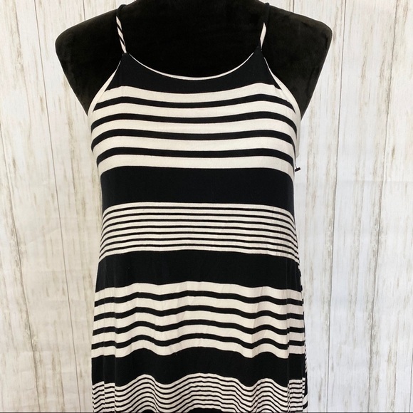 YA Los Angeles spaghetti strap striped dress - Picture 3 of 7